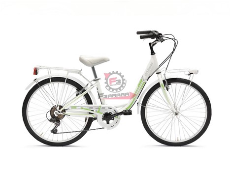 BICI CELINE 24 DONNA 6V BIANCO/VERDE
