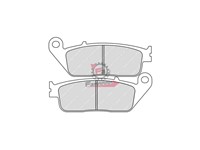 PASTIGLIE FRENO MOTO FD0130 (SR)