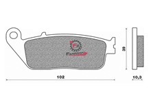 PASTIGLIE FRENO SCOOTER FD0406 (SR)