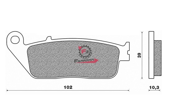 PASTIGLIE FRENO SCOOTER FD0406 (SR)