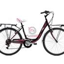 BICI DONNA 26 BRIO LOVE NERO/FUXIA