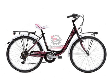 BICI DONNA 26 BRIO LOVE NERO/FUXIA