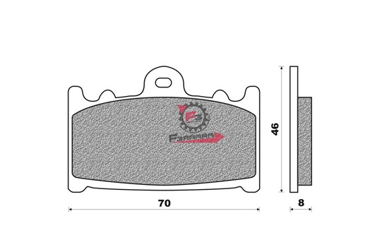 PASTIGLIE FRENO MOTO FD0143 (SR)