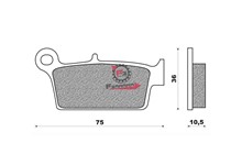 PASTIGLIE FRENO MOTO FD0114 (SR)