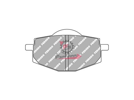 PASTIGLIE FRENO MOTO FD0124 (SR)