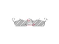 PASTIGLIE FRENO MOTO FD0114 (SR)