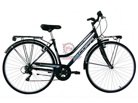 BICI CTB 28 BEVERLY DONNA 6V NE/VERD