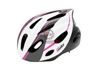 CASCO ADULTO NERO BIA/VIOLA M 53-56