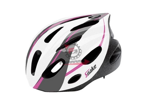 CASCO ADULTO NERO BIA/VIOLA M 53-56