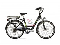 BICI ELETTRICA 26 CRYSTAL NERA