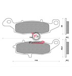 PASTIGLIE FRENO MOTO FD0227 (SR