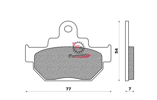 PASTIGLIE FRENO MOTO FD0092 (SR)