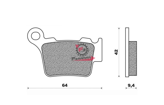 PASTIGLIE FRENO MOTO FD0348 (SR)