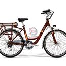 BICI ELETTRICA 26 CRYSTAL BORDEAUX