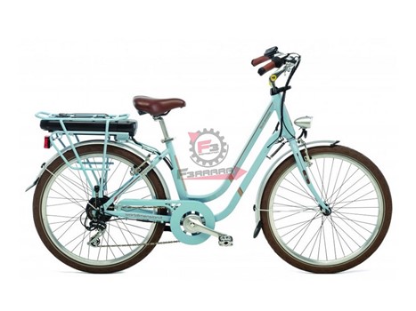 BICI ELETTRICA 26 ROSE AZZURRO FIAT