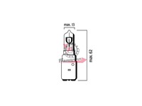 LAMPADA 12V 35/35W BA20D ALOGENA