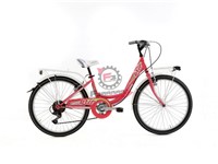 BICI DONNA 24 BRIO 1V ROSA/BIANCO