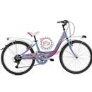 BICI DONNA 24 BRIO 6V AZZURRO/ROSA