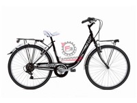 BICI DONNA 26 BRIO LOVE NERO/GRIGIO