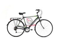 BICI UOMO 28 TRENDY 7V TITANIO/VERDE