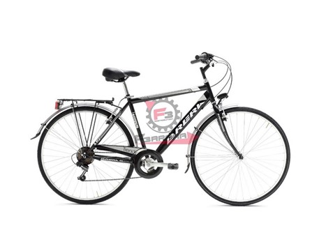 BICI UOMO 28 TRENDY 7V NERO/ARGENTO