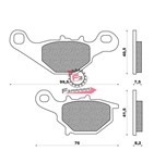 PASTIGLIE FRENO SUZUKI FD0222 (SR)