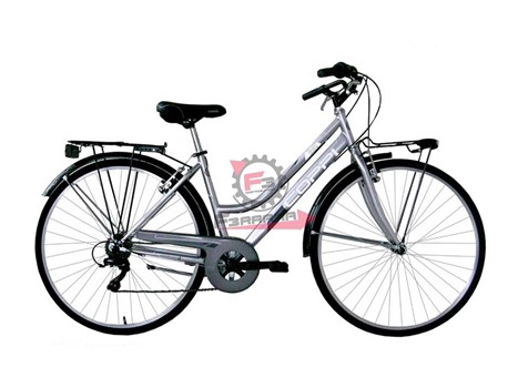 BICI CTB 28 DONNA 6V ARGENTO/BIANCO