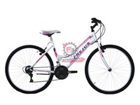 BICI MTB 24 DONNA 18V BIANCO/FUXIA