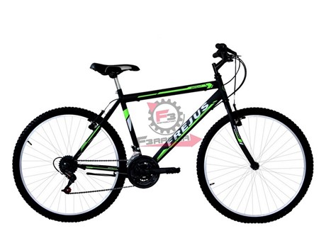 BICI MTB 26 UOMO 18V NERO/VERDE