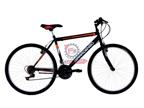 BICI MTB 24 UOMO 18V NERO/ARANCIO