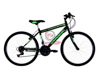 BICI MTB 24 UOMO 18V NERO/VERDE