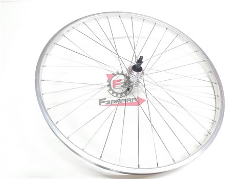 RUOTA 26X3/8 POST. 7V MOZZO ALLUMIN.