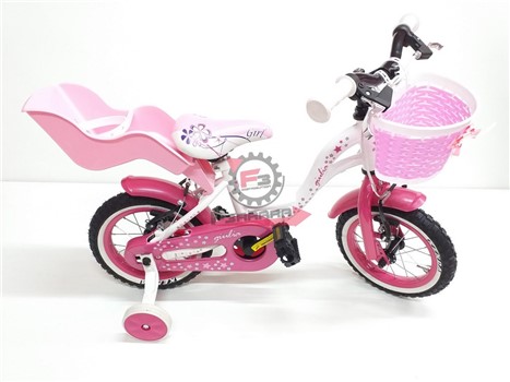 BICI BIMBA 12 GIULIA BIANCO/ROSA