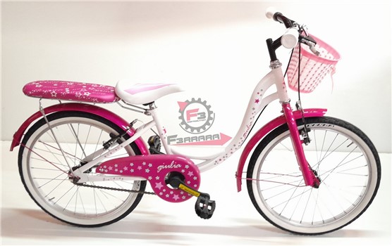BICI BIMBA 20 GIULIA BIANCO/ROSA