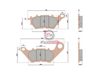 PASTIGLIE FRENO FD0516 MHR SYNT (SR)