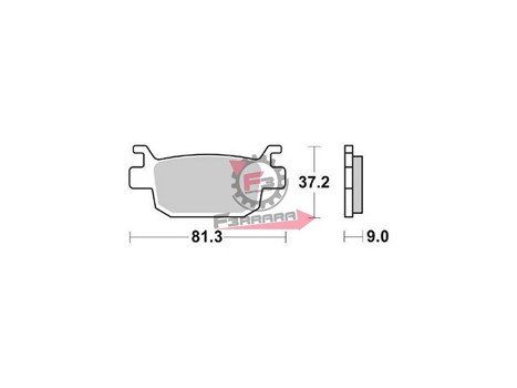 PASTIGLIE FRENO FD0401 SINT (SR)