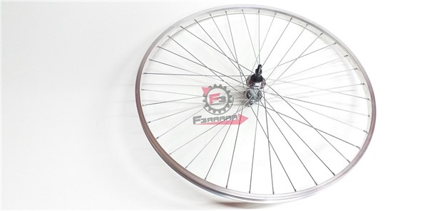 RUOTA 28X5/8 POST. 7V MOZZO ACCIAIO