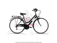 BICI DONNA 28 DOSSO 7V NERO MYLAND