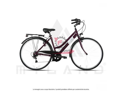 BICI DONNA 28 CORSO 7V VINO MYLAND
