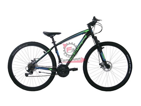 BICI MTB 29 REACTION 21V NERO/VERDE