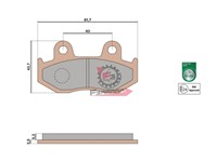 PASTIGLIE FRENO FD0326 MHR SYNT (SR)