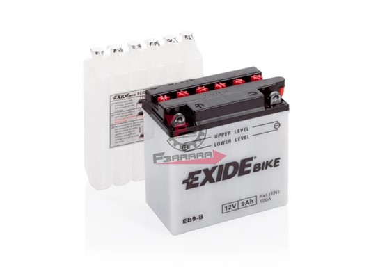 BATTERIA YB9-B CON ACIDO EXIDE