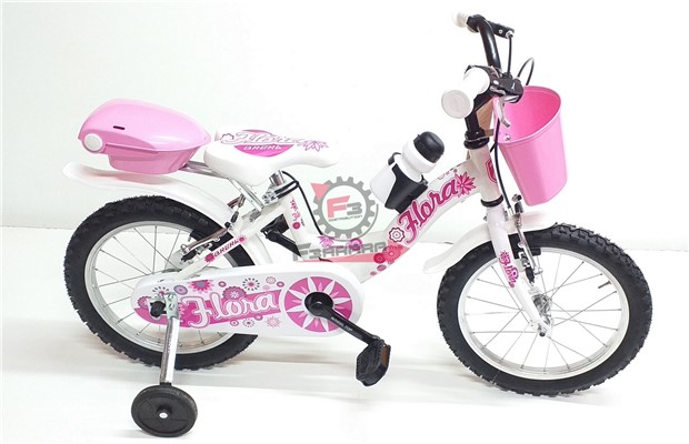 BICI BIMBA 16 FLORA FLOWER BIANCO