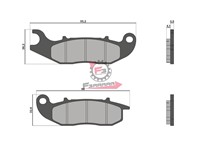 PASTIGLIE FRENO FD0444 ORG. (SR)