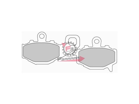 PASTIGLIE FRENO MOTO FD0207 (SR)