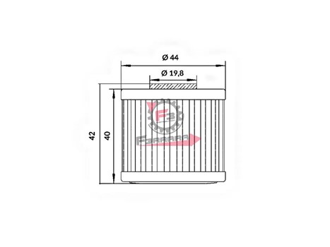 FILTRO OLIO HF566 - COF466 HOKIO
