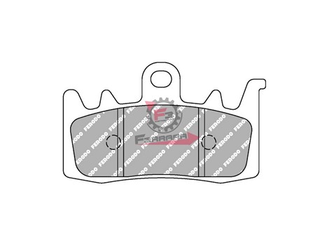 PASTIGLIE FRENO MOTO FD0498 (SR)