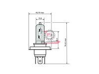 LAMPADA 12V 35/35W HS1 PX43T BIANCA