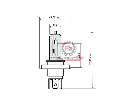 LAMPADA 12V 35/35W HS1 PX43T BIANCA