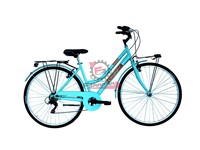 BICI CTB 28 DONNA 6V AZZURRA SORRENT